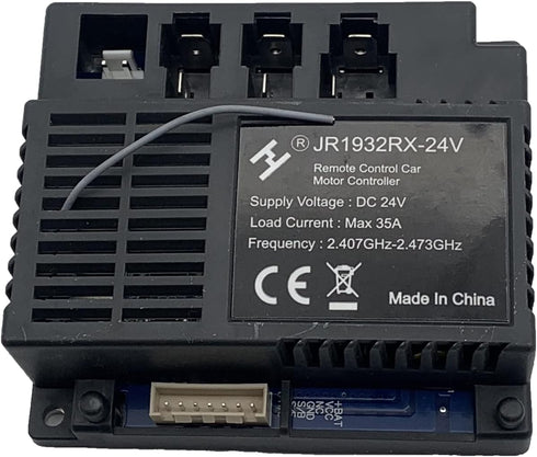 JR1932RX-24V 2.4G Remote Control and Receiver for Kids Ride On Toys, 24V Control Box Motherboard Accessories