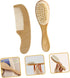 Set Infant Hair Brush and Comb Kit Wool Brush for Newborn Hair Care Supplies