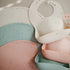 mushie Silicone Placemat for Kids, BPA-Free Non-Slip Design in Vanilla Confetti