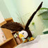 ZWLCWYBDBD 24" Adorable Bald Eagle Plush Toy - Stuffed Animal with Bendable and Stretchable Wings, Ideal for Gifts