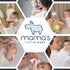 Mama's Baby - 4-Pack Muslin Burp Cloths Sets for Unisex, 100% Cotton Hand Washcloths for Newborn Baby