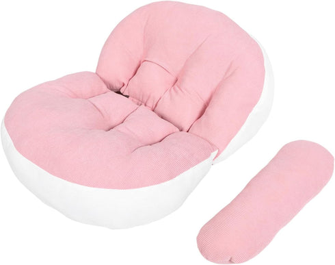 U-Shaped Pregnancy Pillow for Back Pain Relief and Side Sleeping