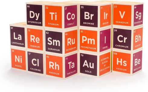Uncle Goose Periodic Table Blocks - Made in The USA