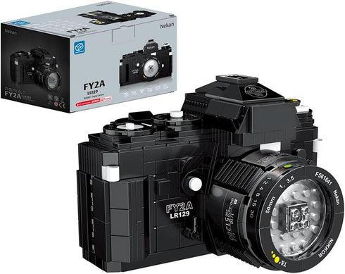 Uvini Building Blocks Camera, DIY STEM Toys, Building Construction Brick Set, 627pcs Model Digital Camera
