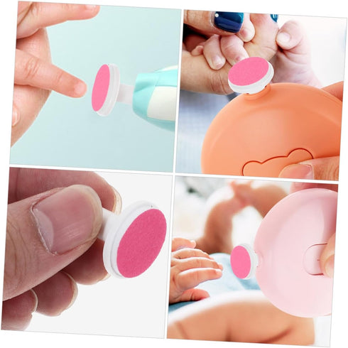 Trimmer Trimmers Beaupretty pcs Electric Nail File Replacement Pads Safe Nail Heads for Care Easy to Use Compatible