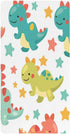 Bseiialft Colorful Dinosaurs Stars Crib Sheets for Boys Girls Soft and Breathable Cotton