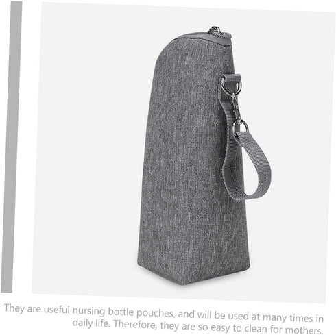 Toyvian Portable Insulated Bottle Carrier Handheld Bottle Bag for Travel Keeps Warm for Hours Leak Design for Outdoor