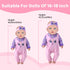 10 Sets 14-18 Inch 17 Inch 43cm UNICORN ELEMENT Baby Doll Clothes for Dolls, Baby Doll Clothes and Headbands Outfits