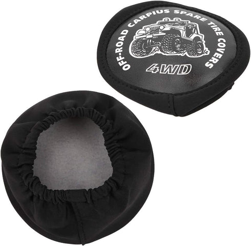 VGEBY RC Spare Tire Cover, Dustproof PU Leather for 1:10 Scale Remote Control Crawler Car Body Parts