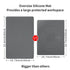 Extra Large Silicone Table Mat, Food-Grade Waterproof Protector for Crafts, Kids Dinner, Kitchen Pastry Rolling