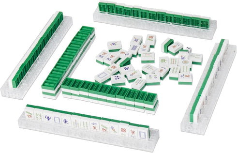 Larcele Micro Building Blocks Set, DIY Mini 3D Building Toy Bricks, 498 Pieces KLJM-09 (Mahjong)