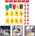 TOYANDONA 31Pcs Road Signs for Kids - Miniature Plastic Traffic Cones and Roadblocks Educational Playset