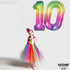 KatchOn Giant Rainbow 10 Balloon Number - 40 Inch for 10th Birthday Party Decorations and Happy Anniversary