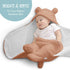 0-6 BlueMello Baby Swaddle Blanket | Ultra-Soft Plush Essential for Infants Months | Receiving Swaddling Wrap Brown |