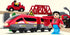 Remote Control Train Track Accessories, Battery Operated Locomotive Toy for Toddlers, Fits All Major Brands Railway