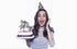 DIY Black Acrylic Happy Birthday Cake Topper