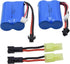 2 Pack 7.4V 1100mAh 8.51Wh SM-2P 2 H101 H103 2 Blomiky Li-ion Rechargeable Battery with Plug and Charger Cable fit