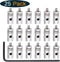 Hobbypark Adjustable Pushrod Connector Linkage Stoppers D1.8mm RC Model Plane Parts (25 Pack)