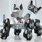 NQD Robot Dog Toy, 360Rotate Remote Control Robot Dog with Dancing &