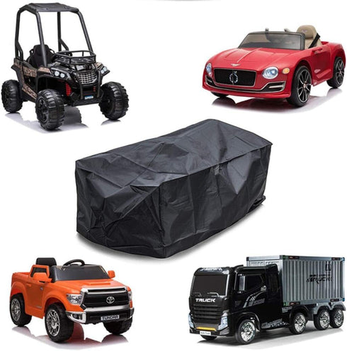 Large Kids Ride-On Truck Toy Car Cover, Electric Power Wheels Cover, Protect Electric Kids Car Toy Vehicles - Universal Fit, Water Resistant Outdoor by YIHAOBOX