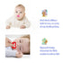 0-36 ROBBEAR Funny Baby Pacifier, Cute Mustache Binkies, Fake Big Teeth Binky Bucktooth Halloween Pacifiers for Babies