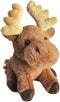 Wild Republic Pocketkins Eco Moose, Stuffed Animal, 5 Inches, Plush Toy, Made from Recycled Materials, Eco Friendly