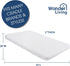 Babe/ANGELBLISS 20" 33" 2'' Baby Bassinet Mattress Topper Compatible with Mika Micky/Baby Delight/Pamo Bassinet