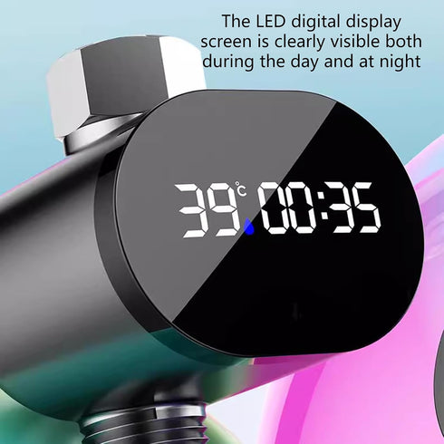 Bokcztml & Elder LED Thermometers & Timer Innovative Flows Power Generation Easy to Use for Bath Timer