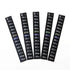 NGCG 5pcs Vertical Digital Temperature Display Thermometer Strip Sticker for Fermenting Infant Bath Water Recyclable
