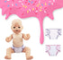 DC-BEAUTIFUL 4 Pack Baby Diapers Doll Underwear for 14-18 Inch Baby Dolls, Suitable for Infant Dolls