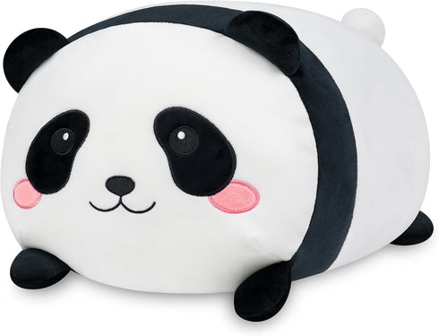 Set 4 Panda Plush, Stuffed Animal with Baby Pandas, Soft Stuffed Toy Pillow, Cute Birthday for Kids Boys Girls