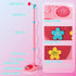 Kids Adjustable Standing Microphone, Karaoke Machine with Stand for Singing, Musical Toys for 3 Years Old Boys Girls