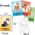 Bilingual Tablas Game in English and Spanish, Mexican Bingo for 10 Players, Full Deck of Cards