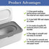 3 Pack NOVWANG Baby Wipes Dispenser Wipes Holder with Lids, Keeps Wipes Fresh, Refillable Wipes Container with Sealing