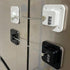 Heavy Duty Combination Refrigerator Lock (2 Pack) - Baby Safety Fridge Lock with 3M Adhesive, No Drilling (Black)