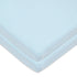 American Baby Company 15" x 33" Fitted Bassinet Sheet, 100% Natural Cotton Jersey Knit, Blue, Pack of 2