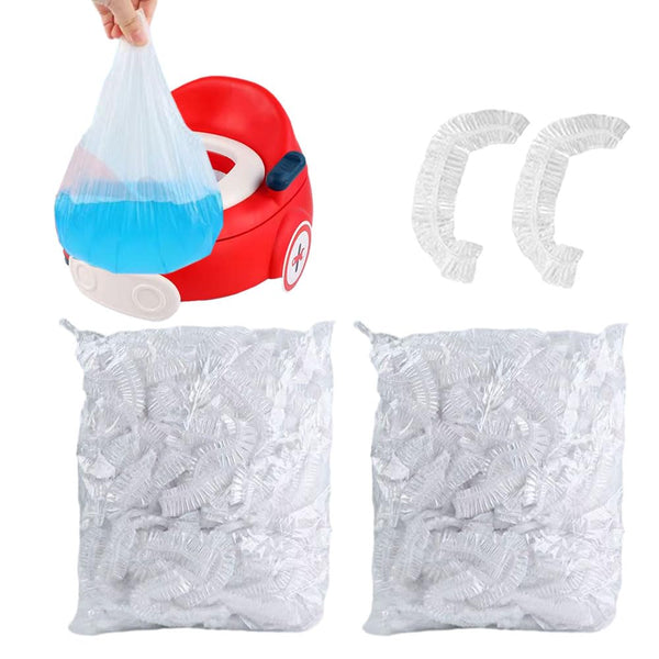OULIGET Potty Chair Liners with Elastic, Portable Potty Training Bags, Potty Refill