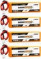 CNHL 450mAh 1S Lipo Battery 3.8V 70C High Voltage with PH 2.0 Plug for 1S Racing Drone Quadcopter (4 Packs)