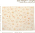 30x40 inches, Floral Baby Blankets for Girls, Soft Nursery Minky Blankets with Muslin and Dotted Fleece Back Receiving