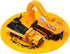 2 Set (11826) DecoPac Construction Dig Cake Decoration, Piece Cake Topper with Dump Truck and Moveable Excavator, Food