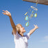EDUMAN Make Your Own Clay Geodes Wind Chime Craft Kit for Home Garden Decoration for Kids Ages 8-12
