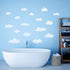 DECOWALL DS9-1702 Clouds Kids Wall Decals, Peel and Stick Removable Wall Stickers for Kids Nursery Bedroom Living Room