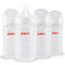 Pigeon PP Nursing Bottle Wide Neck, 8.1 Oz (Pack of 4), Natural Feel, Easy to Clean, Includes 4pcs M Nipples (3m+)