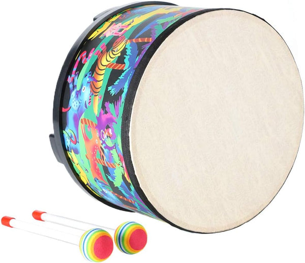 Floor Tom Drum for Kids 10 inch Percussion Instrument Music Drum with
