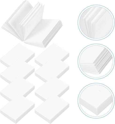 Toddmomy 20 Pcs Miniatures Blank Books, 1:12 Scale White Dollhouse Books, Mini House Accessory Decoration