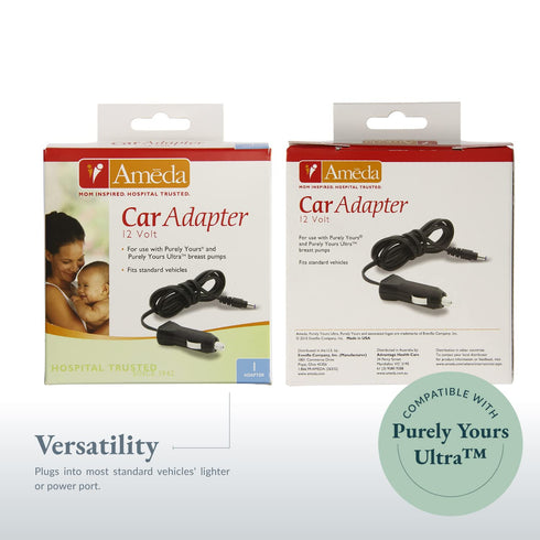 Ameda Purely Yours Breast Pump Car Adapter