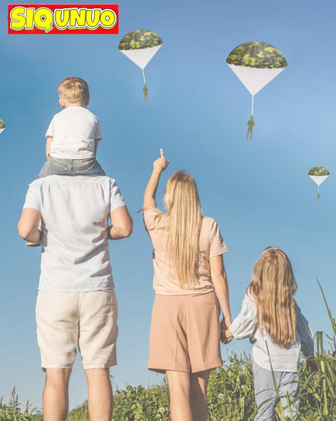 Parachute Toys for Kids (6 Pack) - Outdoor Parachute Men for Ages 4-12 - Unique Holiday Toy Picks 2024