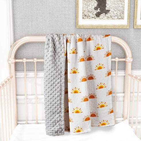 FIGEPO 3 Pack Soft Boho Baby Gender Neutral Blankets for Newborn Baby Girls or Boys Unisex Nursery Toddler Baby Throw