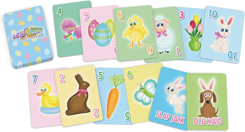 Arizona GameCo Easter Bunny Go Fish Game for Kids, Ages 4 & Up, Fun Easter Gift
