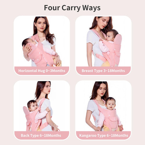 4 1 KIYUMI Baby Sling Carrier Portable Newborn Toddler,Child Infant Baby Carrier-Child Carrier Sling,Lightweight